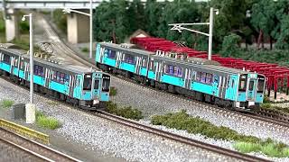 ＜Nゲージ＞青い森鉄道701系と快速しもきたとEH800津軽海峡線貨物　Modellbahn Spur N Model Railroad 鉄道模型