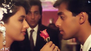 Bahut Pyar Karte Hain (Male) -| Saajan(1991) | Salman Khan, Madhuri Dixit | Full 4K 60fps Video Song