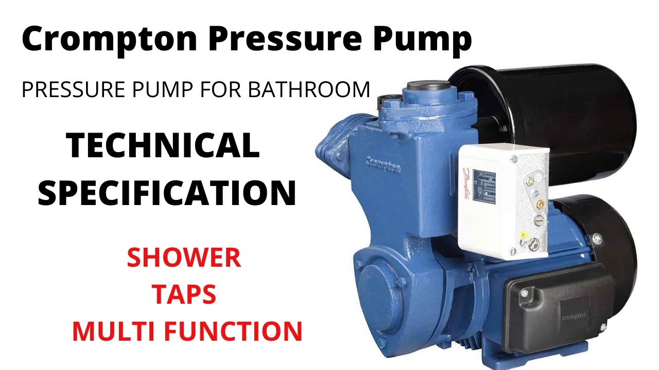 Crompton Pressure Pump Crompton Water Pressure Pump Youtube