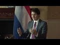 pm justin trudeau meets with dutch pm mark rutte in ruislip u.k. – march 7 2022