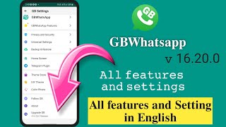 Latest GBWhatsapp 16.20.0 all features