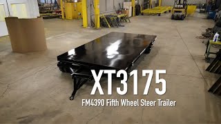 Hamilton Caster | All Steel Fifth Wheel Steer Trailer - XT3175