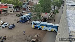 What a beautiful View top to bottom Dolphin bus and Flyover. #bhilai #flyover #dolphine #bus