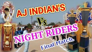 Kpl cricket korutla 2022 | aj indians vs nightriders🏏#final