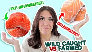 WILD CAUGHT SALMON vs FARM RAISED SALMON (Nutrition Differences, Benefits, Colour)