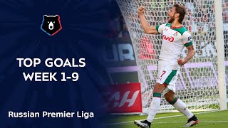 Top Goals, Week 1-9 | RPL 2019/20