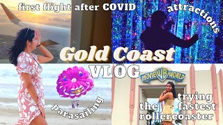 GOLD COAST VLOG ☀️🌊 Surfers Paradise beach, Movie World, Parasailing