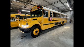 2015 International CE Cummins Diesel air conditioning Florida 77 passenger school bus interior