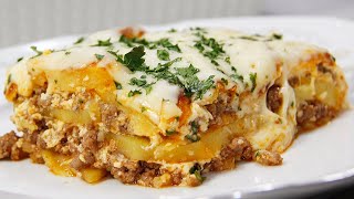 Ground beef with potatoes - Great recipe.