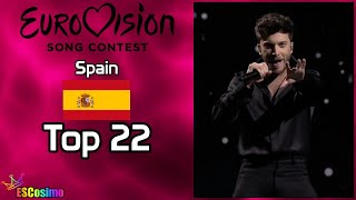 Spain at the Eurovision Song Contest (2000-2021): My Top 22