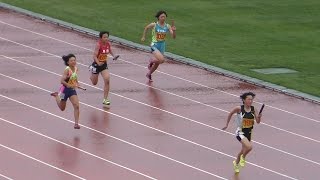 2015 ジュニア選抜陸上 ABC共通女子4×100m