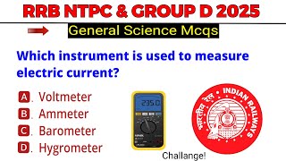 Railway NTPC mcqs | railway group D mcqs | RRB general science mcqs | RRB science practice 2