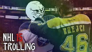 NHL 15 Redneck Trolling! #2 - Line Change Master (NHL 15 Trolling)