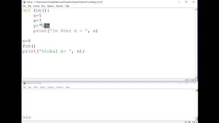 local vs. global variables in python