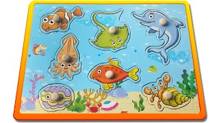 Sea Animal Puzzle 🐠🌊🦈 | Sea Animals For Kids 🐋 | Help Sea Animals Back to Their Place 🧩