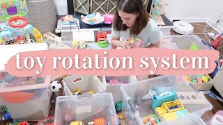 NEW TOY ROTATION SYSTEM + TOY DECLUTTER ✨ | KAYLA BUELL
