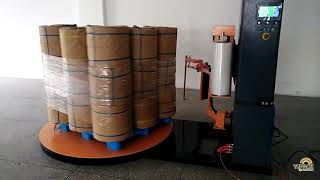 Automatic stretch wrapper | automatic pallet wrapping machine
