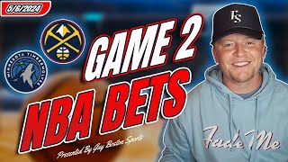 Timberwolves vs Nuggets GAME 2 NBA Picks Today | FREE NBA Best Bets, Predictions, and Player Props