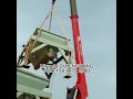 hengwang 6300kg truck mounted crane with cargo body