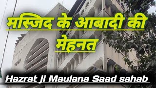 Masjid k Abadi ke Mehnat Maulana Saad sahab D.B Bayan