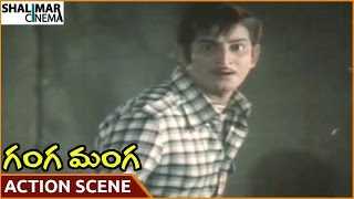 Ganga Manga Movie || Krishna Best Climax Action Scene || Krishna, Sobhan Babu || Shalimarcinema