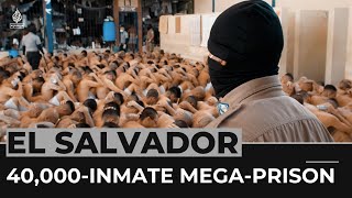 El Salvador's president defends 40,000-inmate mega-prison