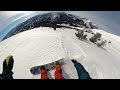 big sky montana l lone peak tram l top to bottom snowboarding