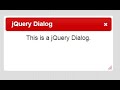 Show jQuery UI Modal Popup Window on Button Click with Example
