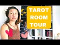 My tarot room tour #tarottour #tarotcollector #tarotmap