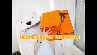 爱马仕Hermes 2⃣️只kelly一起开箱 / 一丢丢Kelly对比测评/ Hermes kelly unboxing