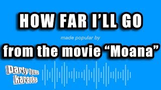 Moana - How Far I'll Go (Karaoke Version)