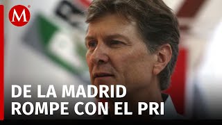 Enrique de la Madrid anuncia su salida del PRI