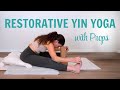 Restorative Yin Yoga With Props | 40 Min Tension Release & Deep Relaxation