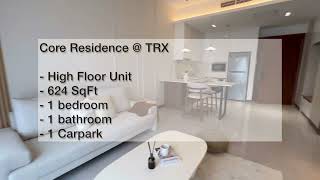 Core Residence @ TRX - [FOR RENT] Experience Comfort in a minimalistic, ID furnished Living Space