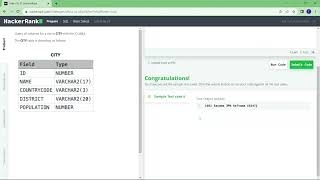 Hackerrank SQL solutions (Select All , Select By ID) - Level Easy