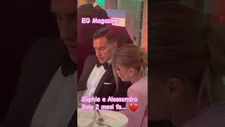 Sophie Codegoni e Alessandro Basciano a cena solo 2 mesi fa…