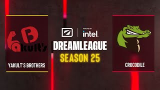 Dota2 - Yakult's Brothers vs Crocodile - DreamLeague Season 25 - China - Closed Qualifier