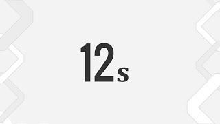 12 Second Timer (Basic White)