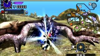 【MHXX】村10　高難度：遺群嶺の試練　ブレイヴチャージアックス（閃光玉使用）