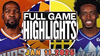 Phoenix Suns VS Utah Jazz Full Game Highlights Jan 11,2025 NBA Season 2024-25