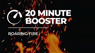 ROARING FIRE White Noise | Sleep Sounds | 20 Minutes