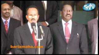 Joint Press Conference: Somali PM Farmaajo and Kenya PM Odinga