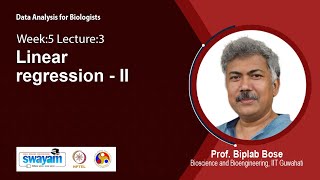 Lec 28: Linear regression - II