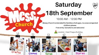 Messy church in Heart Prague on 18 Sept Invitation