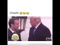 Emmanuel Macron avec le président des États Unis sur le Covid