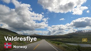 Road Trip In Norway | Drive The Stunning Valdresflye Pass in 4K