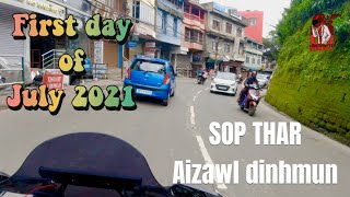 Aizawl City, mipui chhuak an tam hle || 1 July 2021||