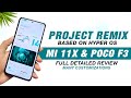 Project Remix Official By Hyper OS For Mi 11X & POCO F3 | Android 14 | Many Customizations & More