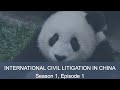 International Civil Litigation in China. Season 1, Episode 1.