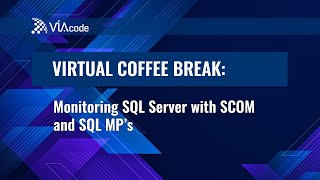 How to Monitor SQL Server with SCOM and SQL Server Management Packs